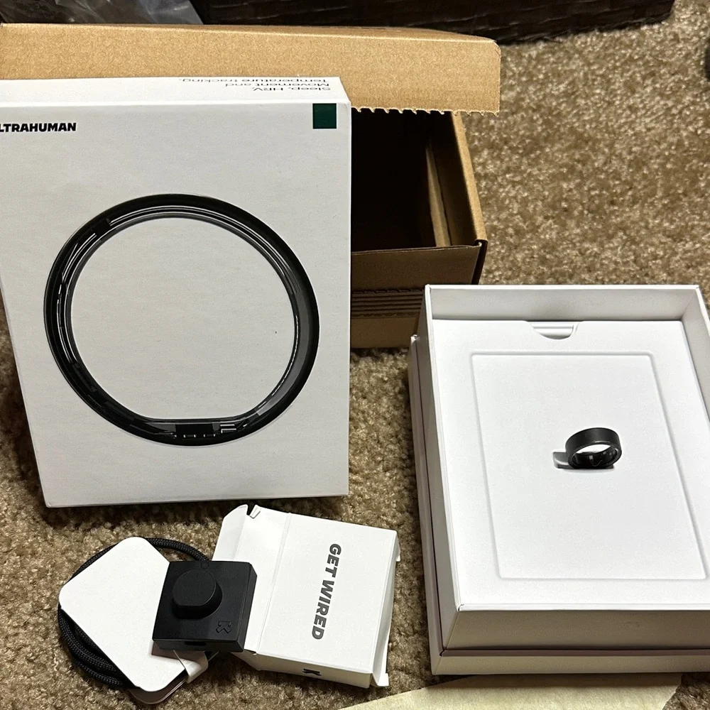 BROKEN FOR PARTS ONLY Ultrahuman Black Smart Ring